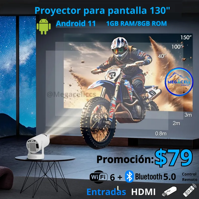 Proyector Android HY300 PRO Telenet